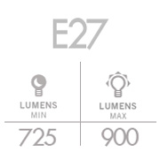 Tabla equivalencias LED & LUMEN E27 725 - 900lm